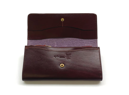 C/O. バイカラーレザーロングウォレット/Bicolor leather long wallet